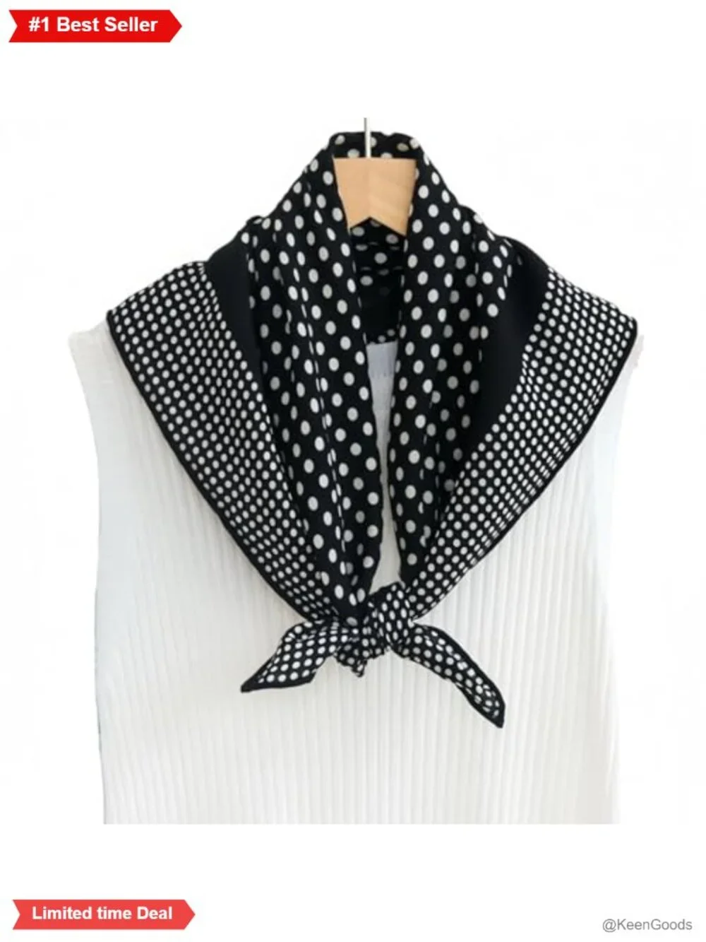 Silk-Wool Blend Square Scarf 26x26 Printed Reversible Neck Scarf Headscarf